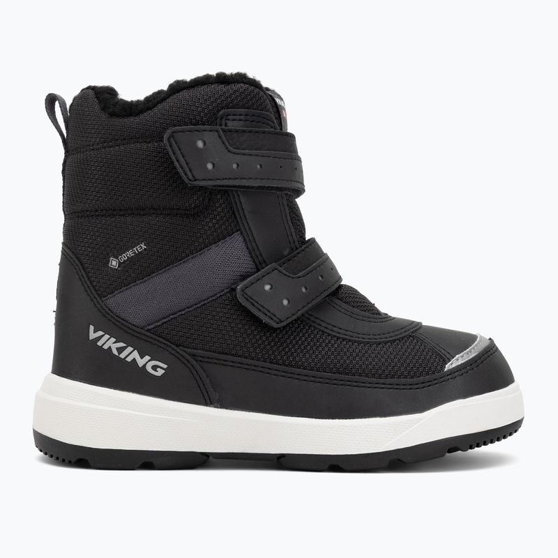 Viking Footwear Play Reflex Warm GTX 2V fényvisszaverő / fekete gyermek hócipő 2