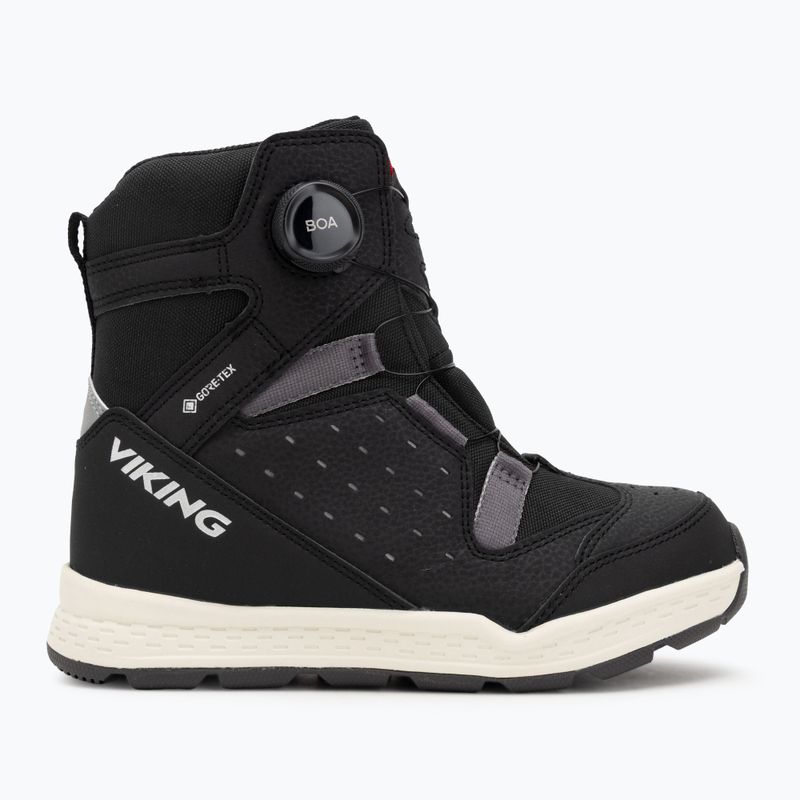 Viking Footwear Espo Reflex Warm GTX BOA gyerek hócsizma fekete/fekete 2