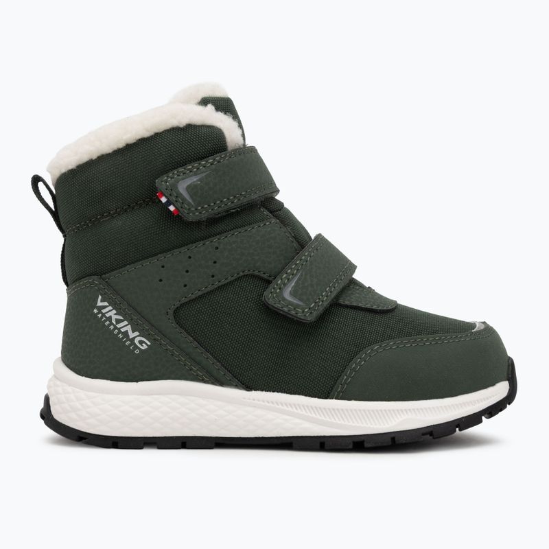 Viking Footwear Equip Warm Waterproof 2V fenyő/fekete gyermek hócsizma 2