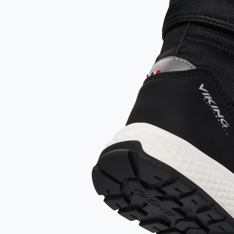 Gyerek hótaposó Viking Footwear Equip Warm Waterproof 1V Pull On black 8