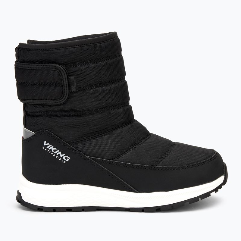 Gyerek hótaposó Viking Footwear Equip Warm Waterproof 1V Pull On black 2