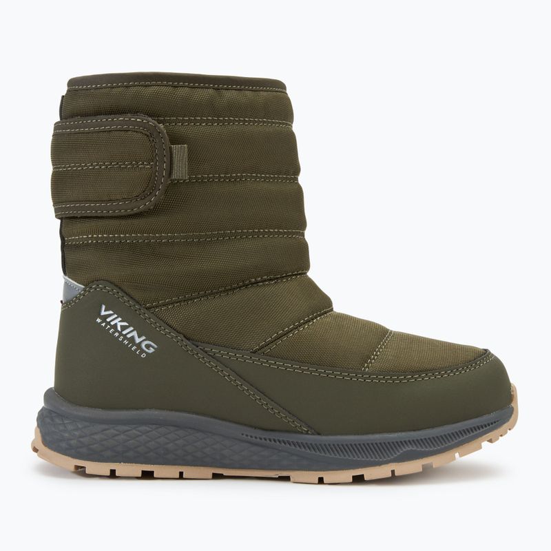 Gyerek hótaposó Viking Footwear Equip Warm Waterproof 1V Pull On olive 2