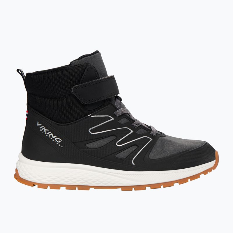 Gyerek hótaposó Viking Footwear Equip Defence Warm WP 1V black/ charcoal 8
