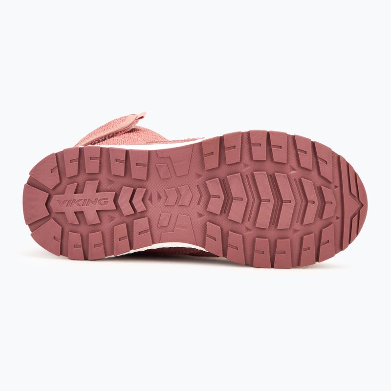 Gyerek hótaposó Viking Footwear Equip Warm Waterproof 1V Pull On pink 4
