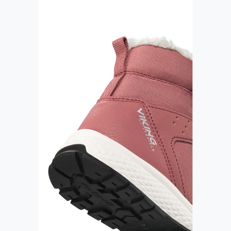 Viking Footwear Equip Warm Waterproof 2V rózsaszínű gyermek hócsizma 8