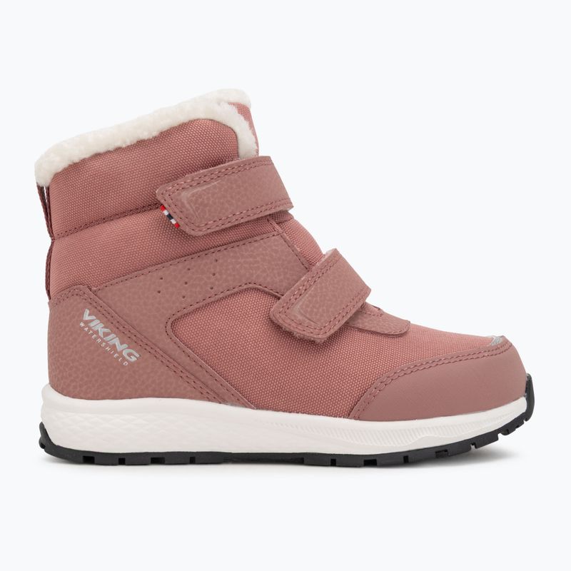 Viking Footwear Equip Warm Waterproof 2V rózsaszínű gyermek hócsizma 2