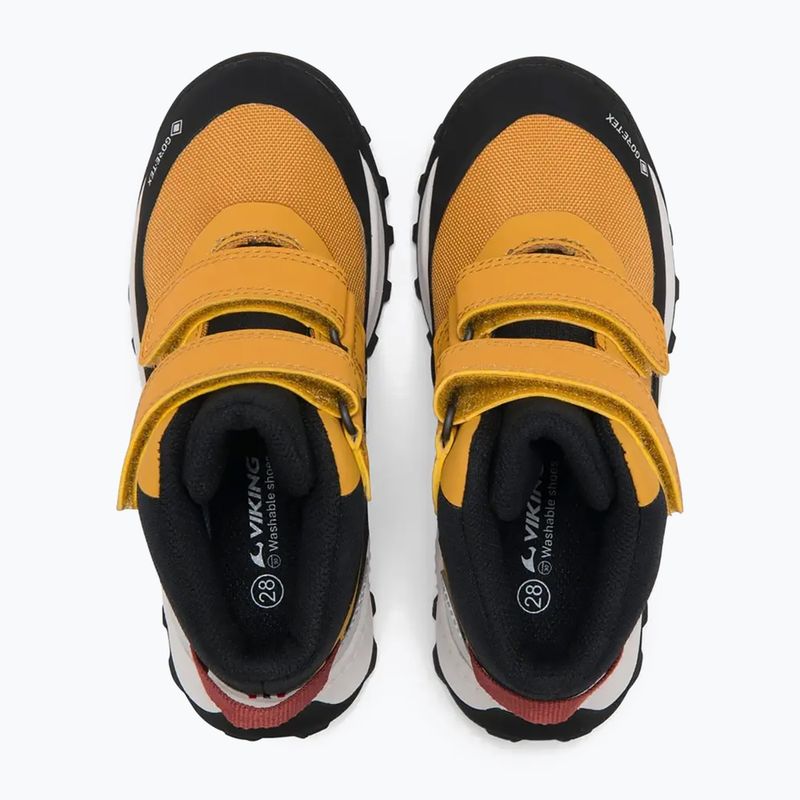 Gyermekcipők Viking Footwear Expower Mid 2V Gore-Tex mustár 5
