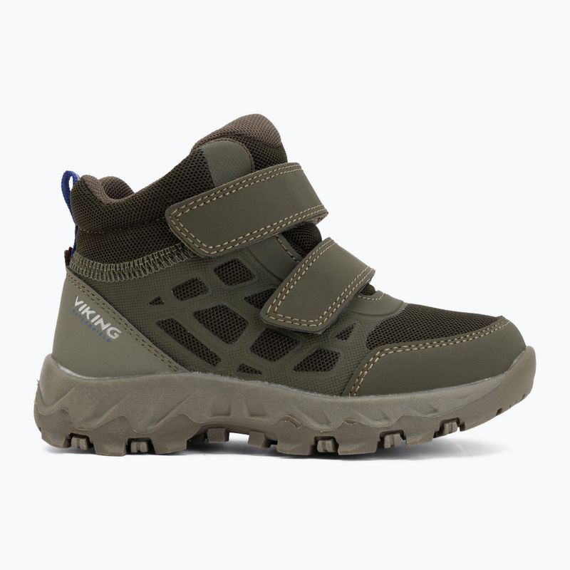 Gyermekcipő Viking Track Mid 2V Waterproot olive 2