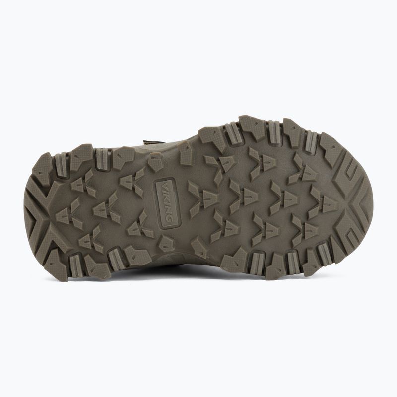 Gyerekcipő Viking Footwear Track Mid 2V Waterproot olíva 4