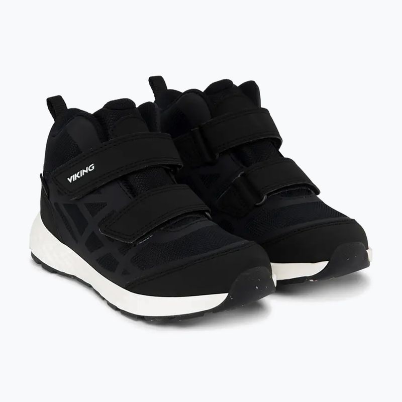 Gyerekcipő Viking Footwear Veme Reflex Mid 2V Gore-Tex fekete/fehér 10