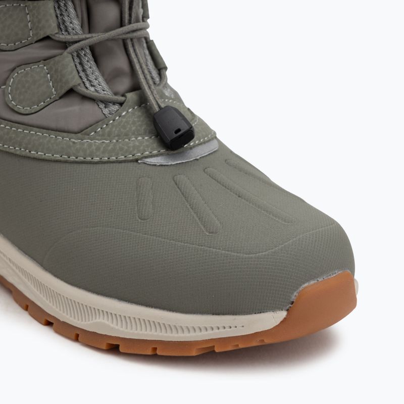 Viking Footwear Equip Meleg vízálló cipzáras oliva gyermek hócsizma 7