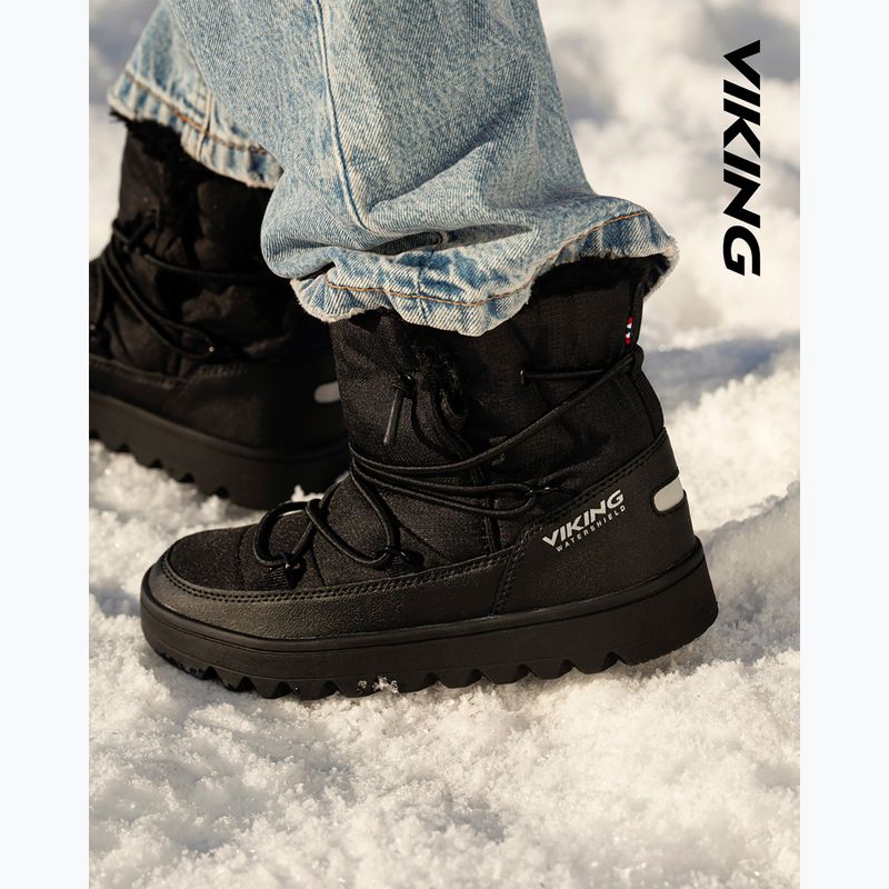 Viking Footwear Snowflake Warm vízálló SL fekete 8