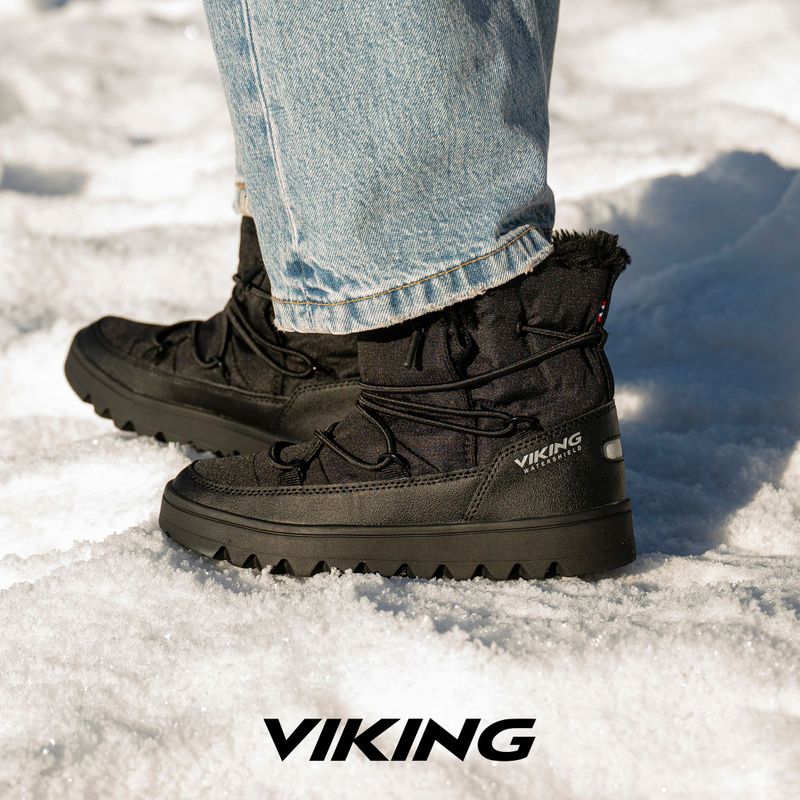 Viking Footwear Snowflake Warm vízálló SL fekete 9