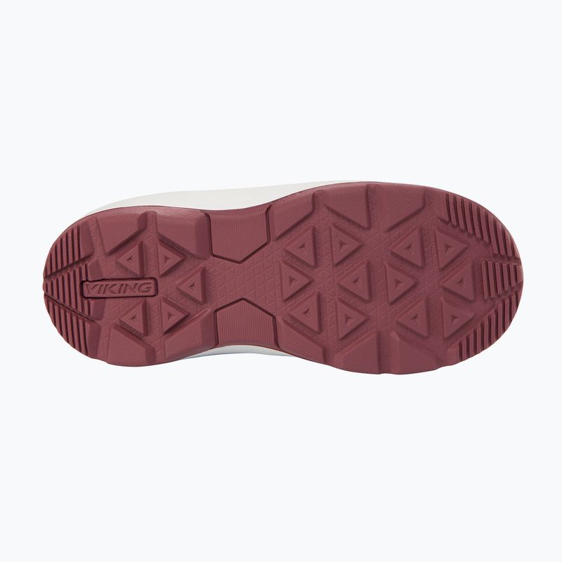 Viking Footwear Toasty Warm GTX Zip sötét rózsaszínű hócsizma 5