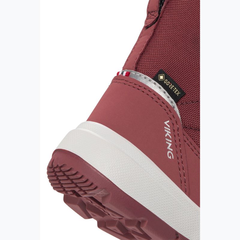 Viking Footwear Toasty Warm GTX Zip sötét rózsaszínű hócsizma 6