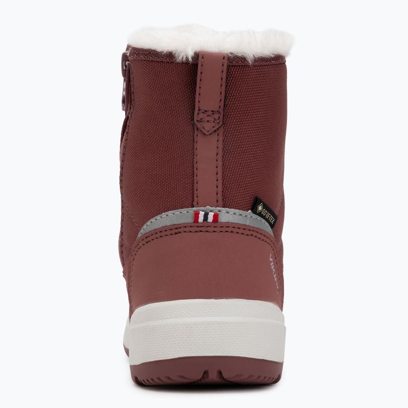 Viking Footwear Toasty Warm GTX Zip sötét rózsaszínű hócsizma 6