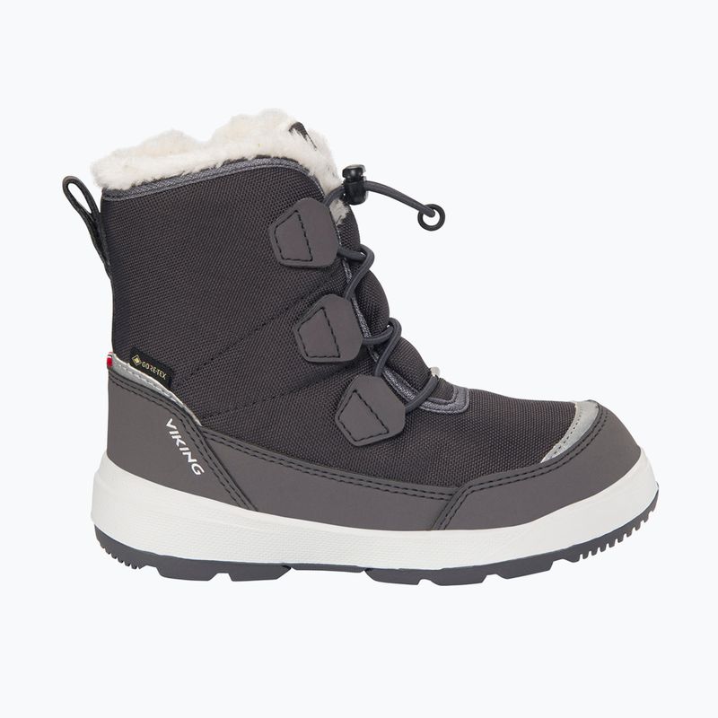 Viking Footwear Toasty Warm GTX Zip hócsizma sötétszürke