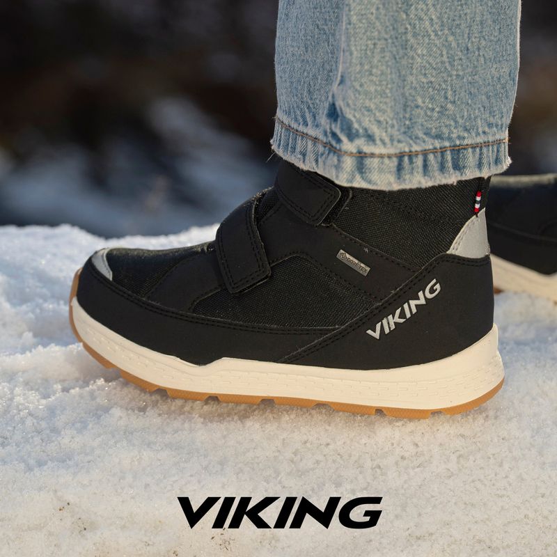 Viking Footwear Espo Warm GTX 2V gyermek hócsizma fekete 10