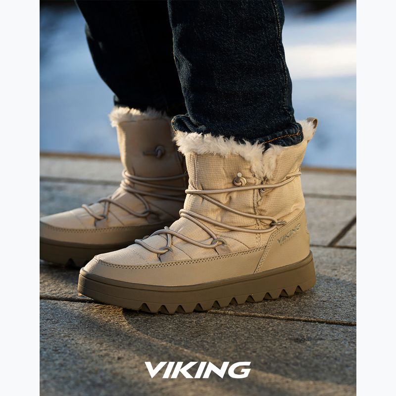 Viking Footwear Snowflake Warm Waterproof SL krémszínű hócsizma 9