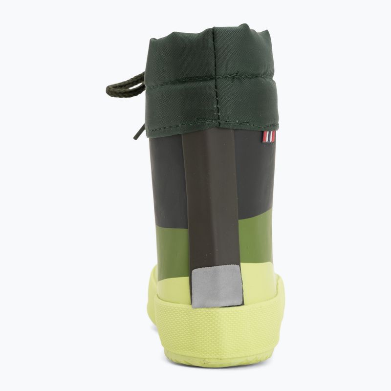 Gyermek gumicsizma Viking Footwear Alv Barefoot Mancsnyom világoszöld/zöld 6