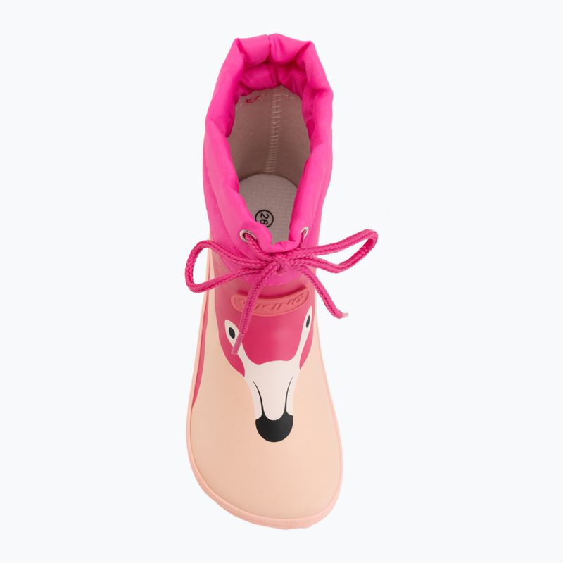 Gyerek gumicsizma Viking Alv Barefoot Paw Print light pink/magenta 5