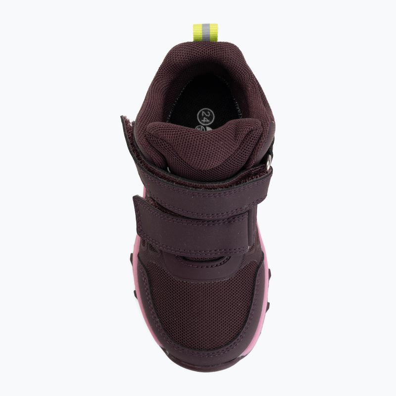 Gyermekcipő Viking Footwear Track Mid 2V vízálló szilva/többszínű 5