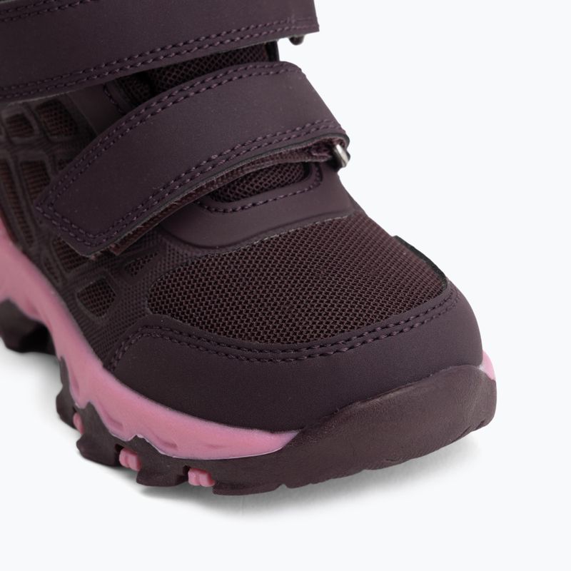 Gyermekcipő Viking Footwear Track Mid 2V vízálló szilva/többszínű 7