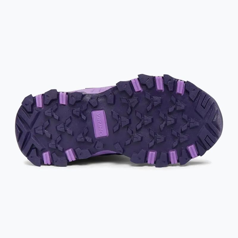 Gyermekcipő Viking Track Mid 2V Waterproof plum/multi 4