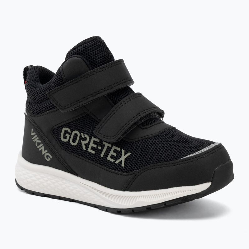 Gyerekcipő Viking Footwear Bouncy Mid 2V Gore-Tex fekete