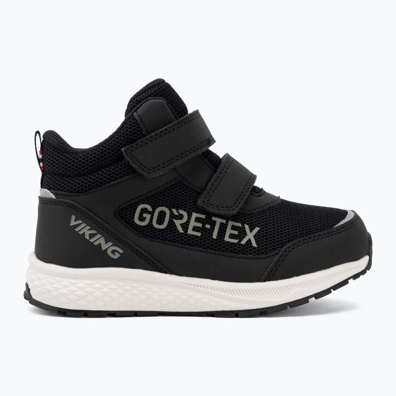 Gyerekcipő Viking Footwear Bouncy Mid 2V Gore-Tex fekete 2
