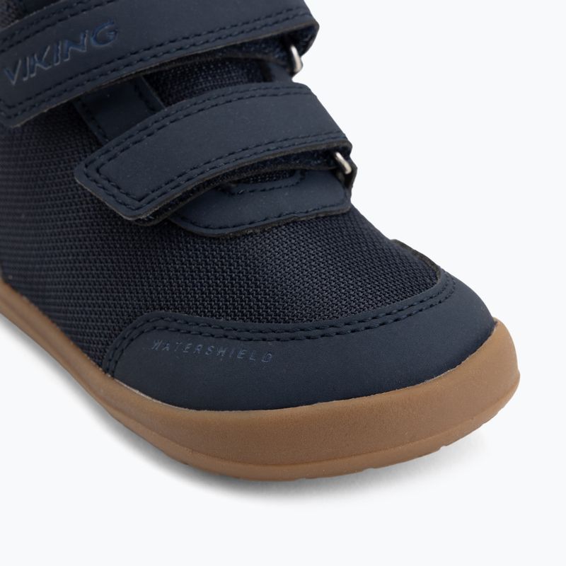 Gyerek barefoot cipők Viking Alv Barefoot Mid 2V Waterproof navy 7