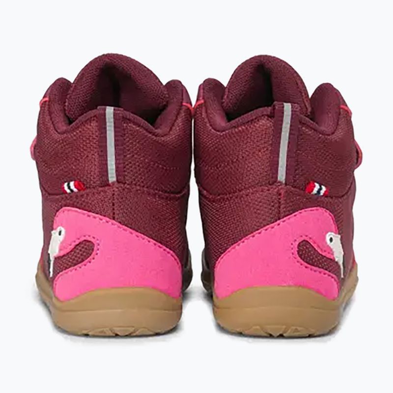 Gyermek barefoot cipő Viking Footwear Alv Barefoot Mid 2V vízálló bordó 11