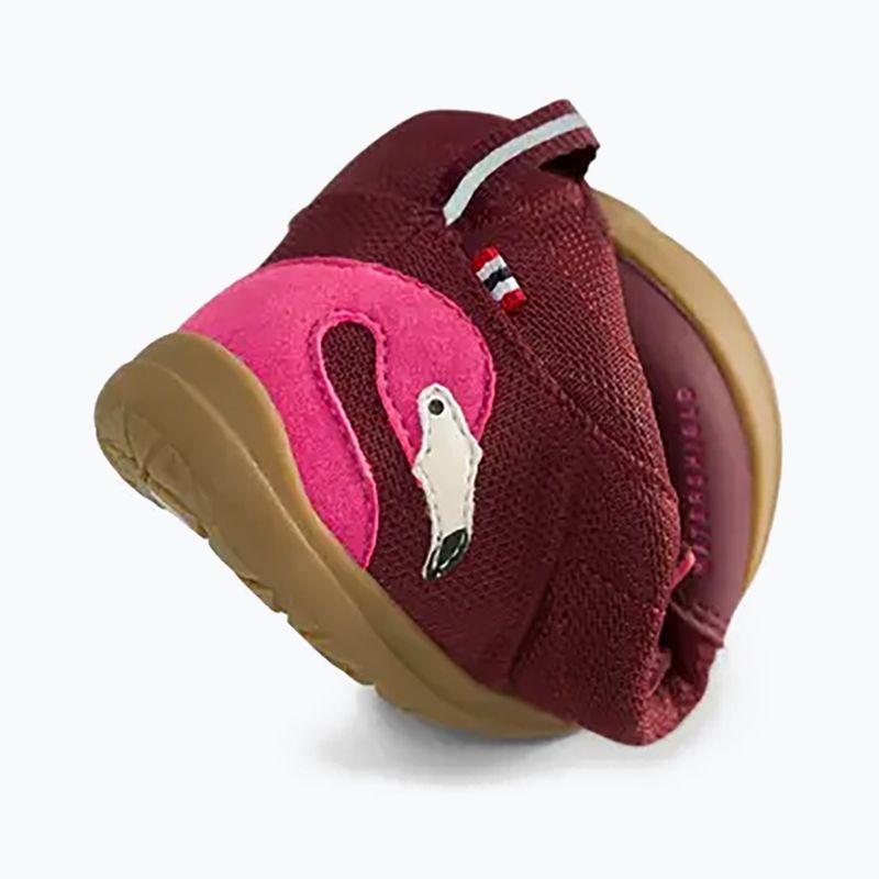Gyermek barefoot cipő Viking Footwear Alv Barefoot Mid 2V vízálló bordó 15