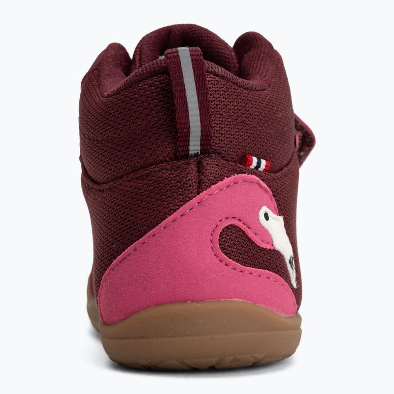 Gyerek barefoot cipők Viking Alv Barefoot Mid 2V Waterproof burgundy 5