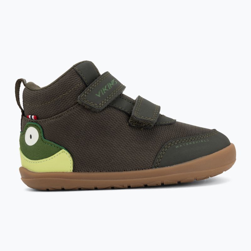 Gyerek barefoot cipők Viking Alv Barefoot Mid 2V Waterproof pine 2