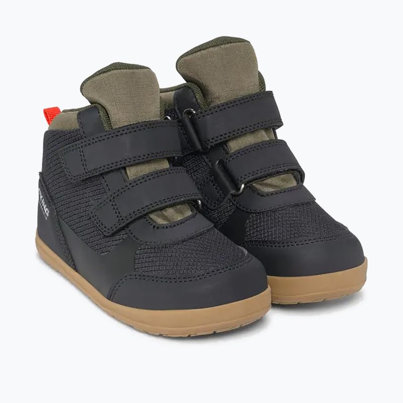 Gyermek barefoot cipő Viking Footwear Aspen Barefoot Mid 2V vízálló fekete 10