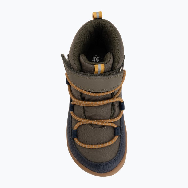 Gyermek barefoot cipő Viking Footwear Birch Barefoot Mid 1V vízálló tengerészkék/olíva 5