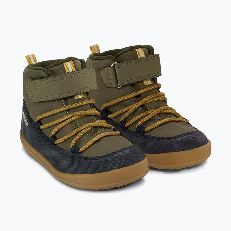Gyermek barefoot cipő Viking Footwear Birch Barefoot Mid 1V vízálló tengerészkék/olíva 10