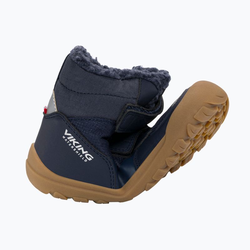 Gyerek barefoot hótaposó Viking Footwear Rowan Barefoot Warm Waterproof 2V navy 8