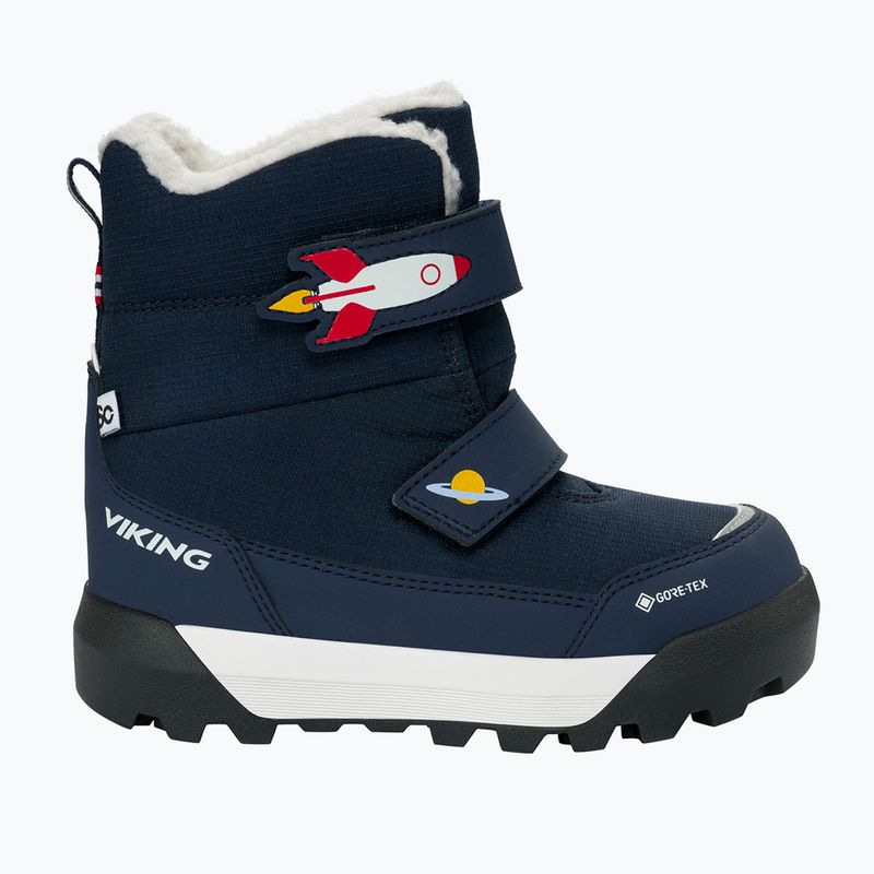 Gyerek hótaposó Viking Footwear Moon Warm SC Gore-Tex 2V navy
