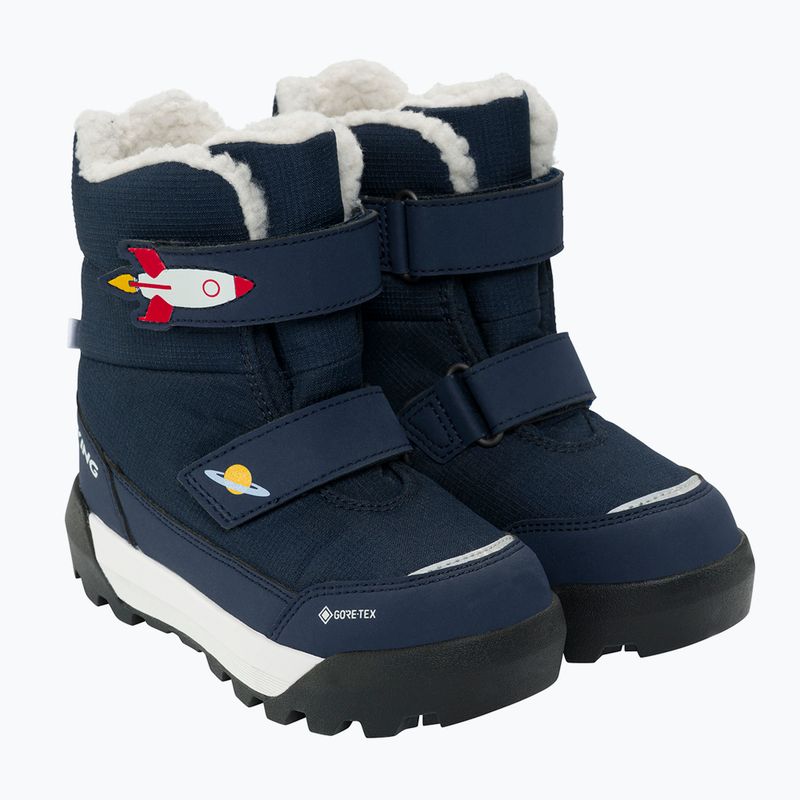 Gyerek hótaposó Viking Footwear Moon Warm SC Gore-Tex 2V navy 3