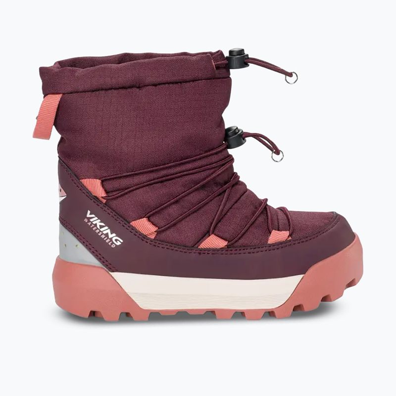 Gyerek hótaposó Viking Footwear Spaceship Warm SC Waterproof plum/pink