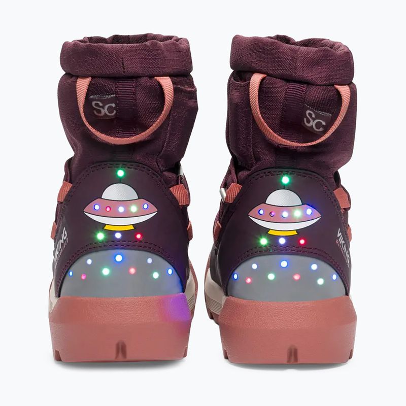 Gyerek hótaposó Viking Footwear Spaceship Warm SC Waterproof plum/pink 4