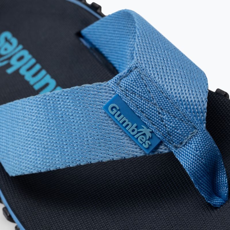 Gumbies Duckbill tengerészkék flip flops 7