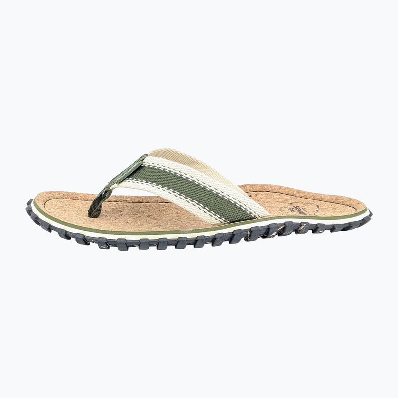 Flip-flop papucs Gumbies Corker khaki 10