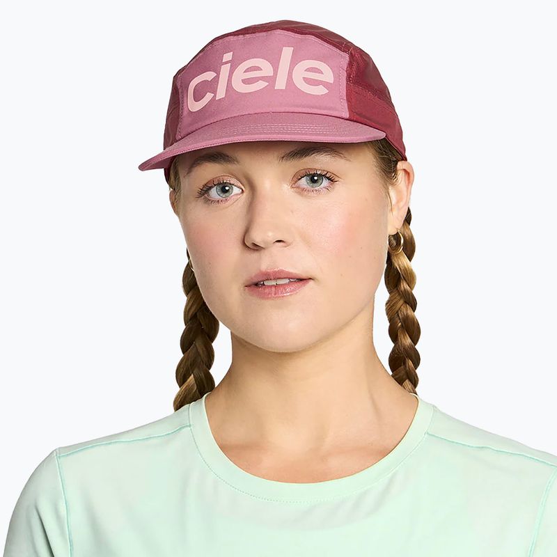 Ciele Athletics GOCap Comp Century deco rózsaszín/merlot baseball sapka 4