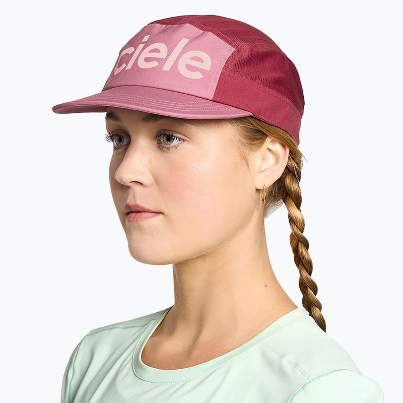 Ciele Athletics GOCap Comp Century deco rózsaszín/merlot baseball sapka 5