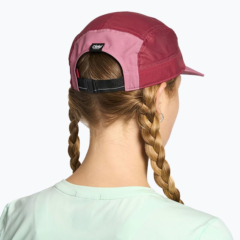 Ciele Athletics GOCap Comp Century deco rózsaszín/merlot baseball sapka 6