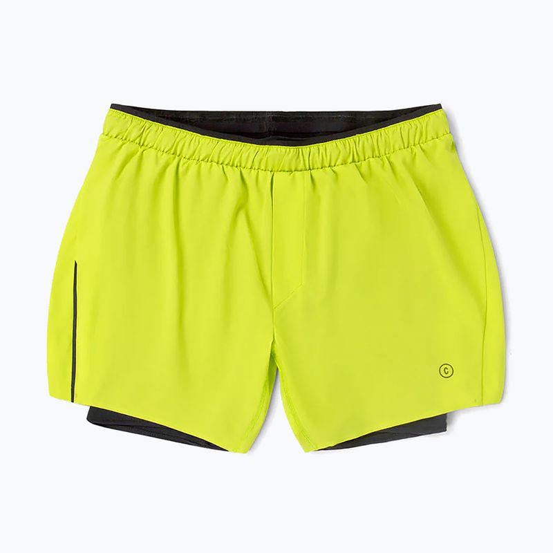 Férfi Ciele Athletics DLY 5" Long Brief hosszú rövidnadrág lime zöld futónadrág 5