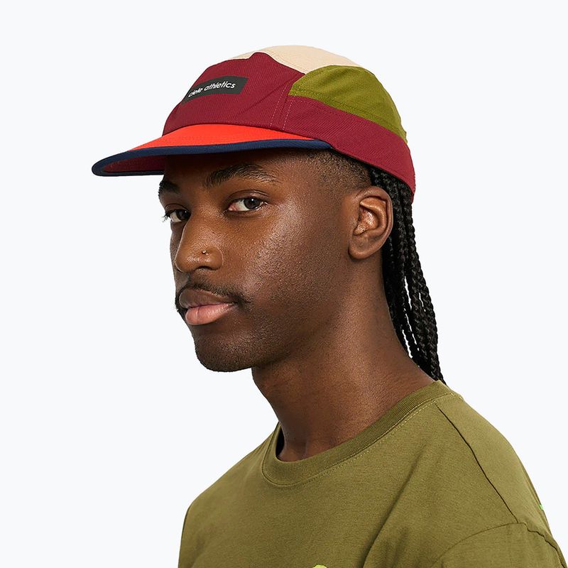 Ciele Athletics GOCap Field IconicBar sapka bordó piros/terrain 6
